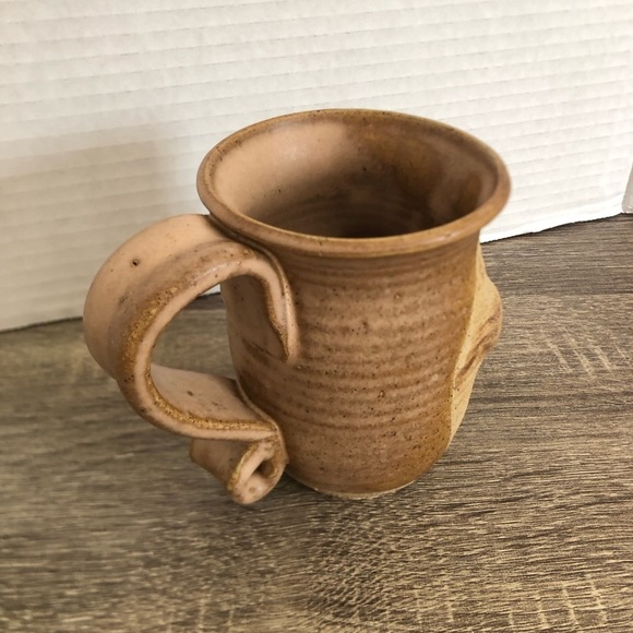 Vtg McGillivray Studio Pottery Face Mug - Picture 4 of 10